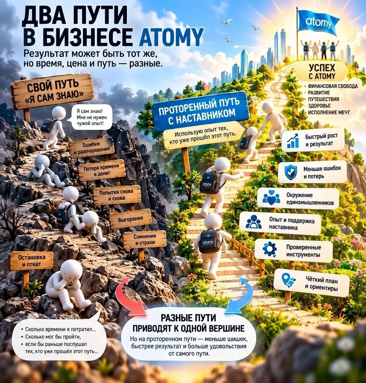 Можно идти в бизнесе своим путём: «Я сам знаю».