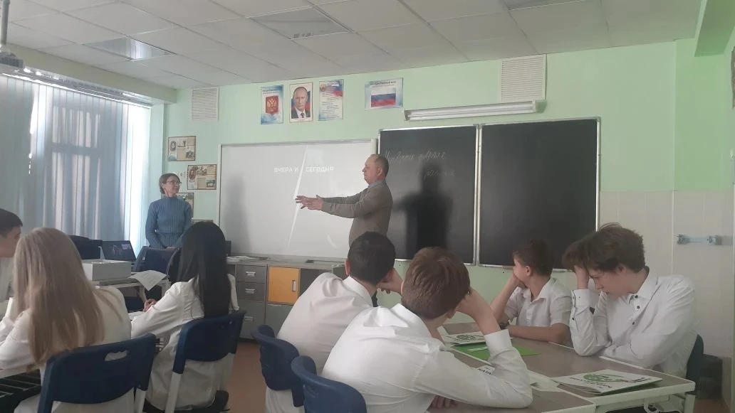 На этой неделе в образовательном комплексе в 7 - х классах прошел второй профориентационный урок на 