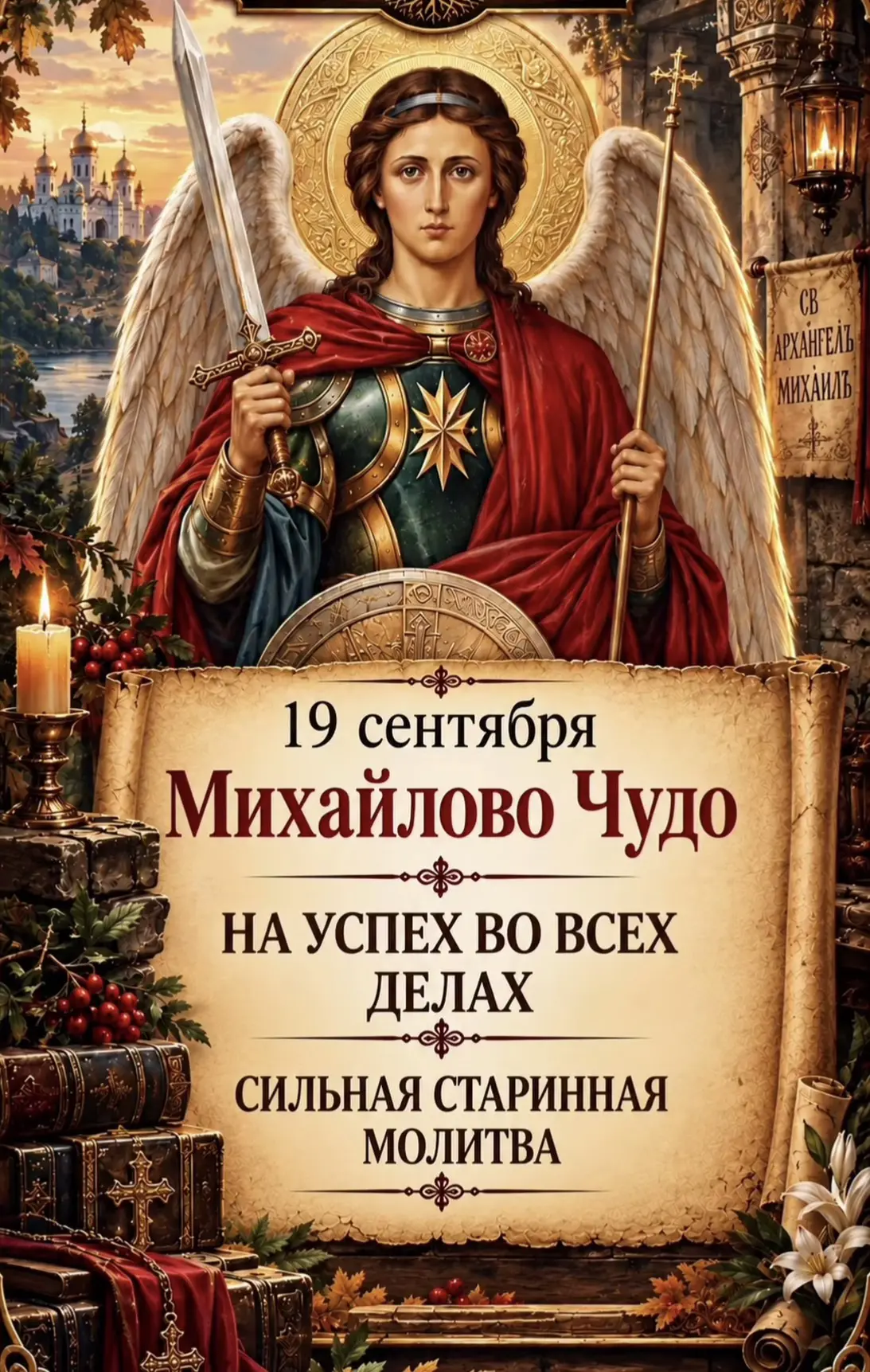 **Молитва святому Михаилу Архангелу**