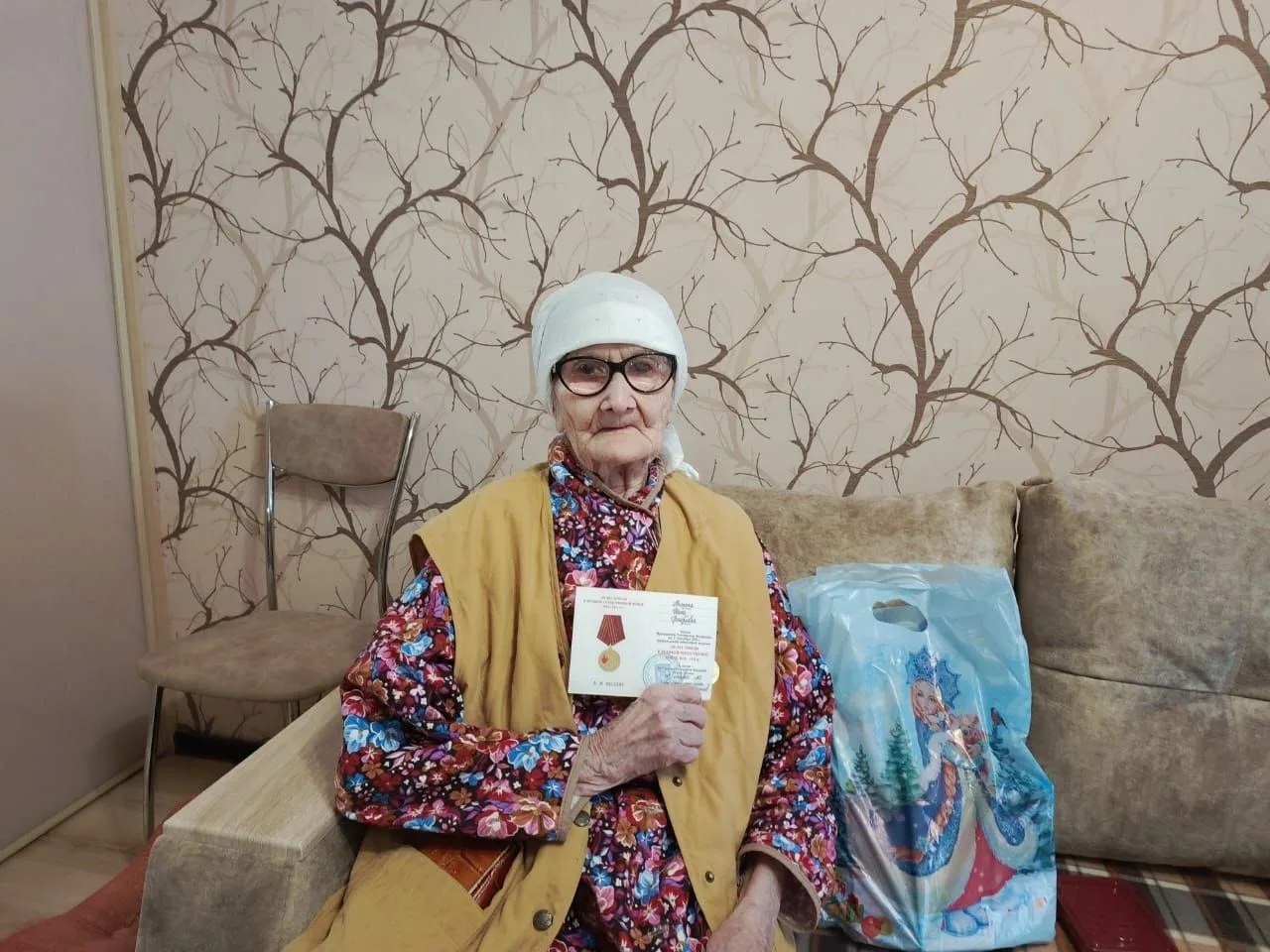 99 лет исполнилось участнице трудового фронта из Можгинского района Нине Григорьевне Тр...