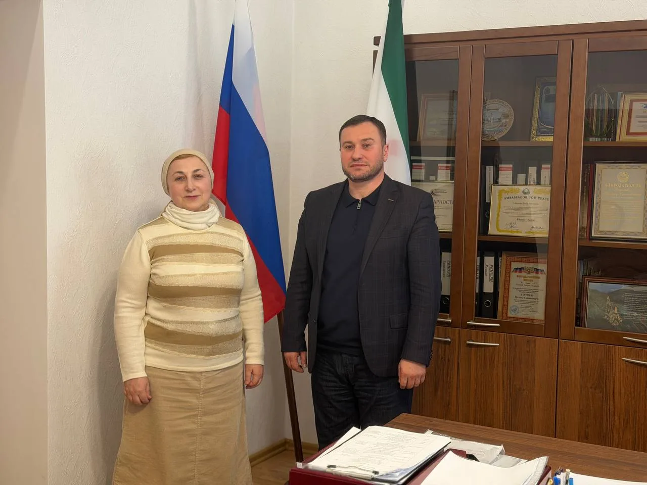 В Государственной архивной службе Республики Ингушетия состоялась встреча руководителя ...