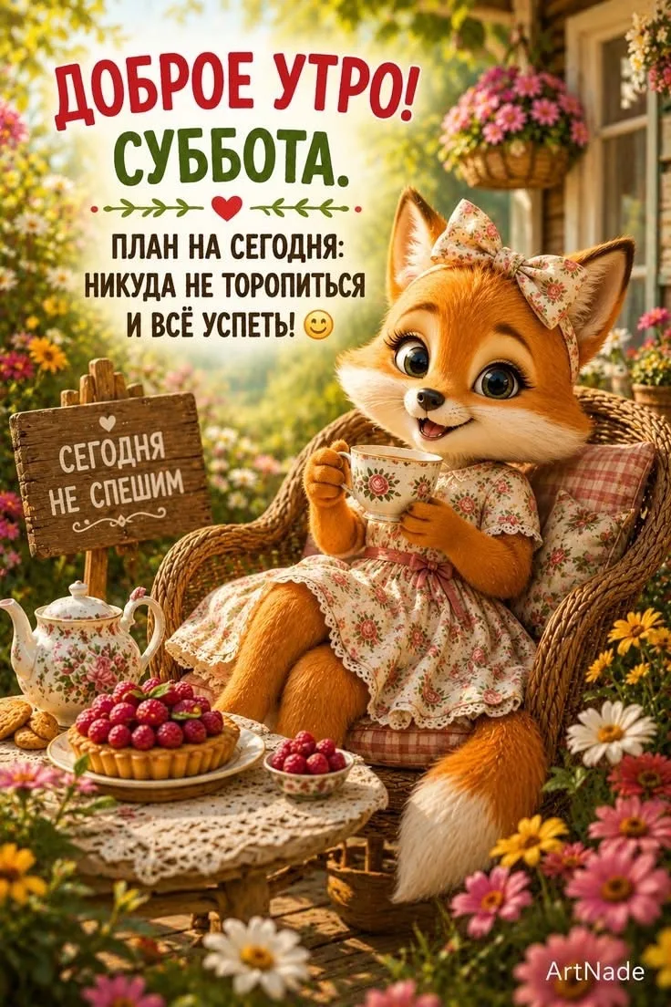 Чудесной всем субботы ✨