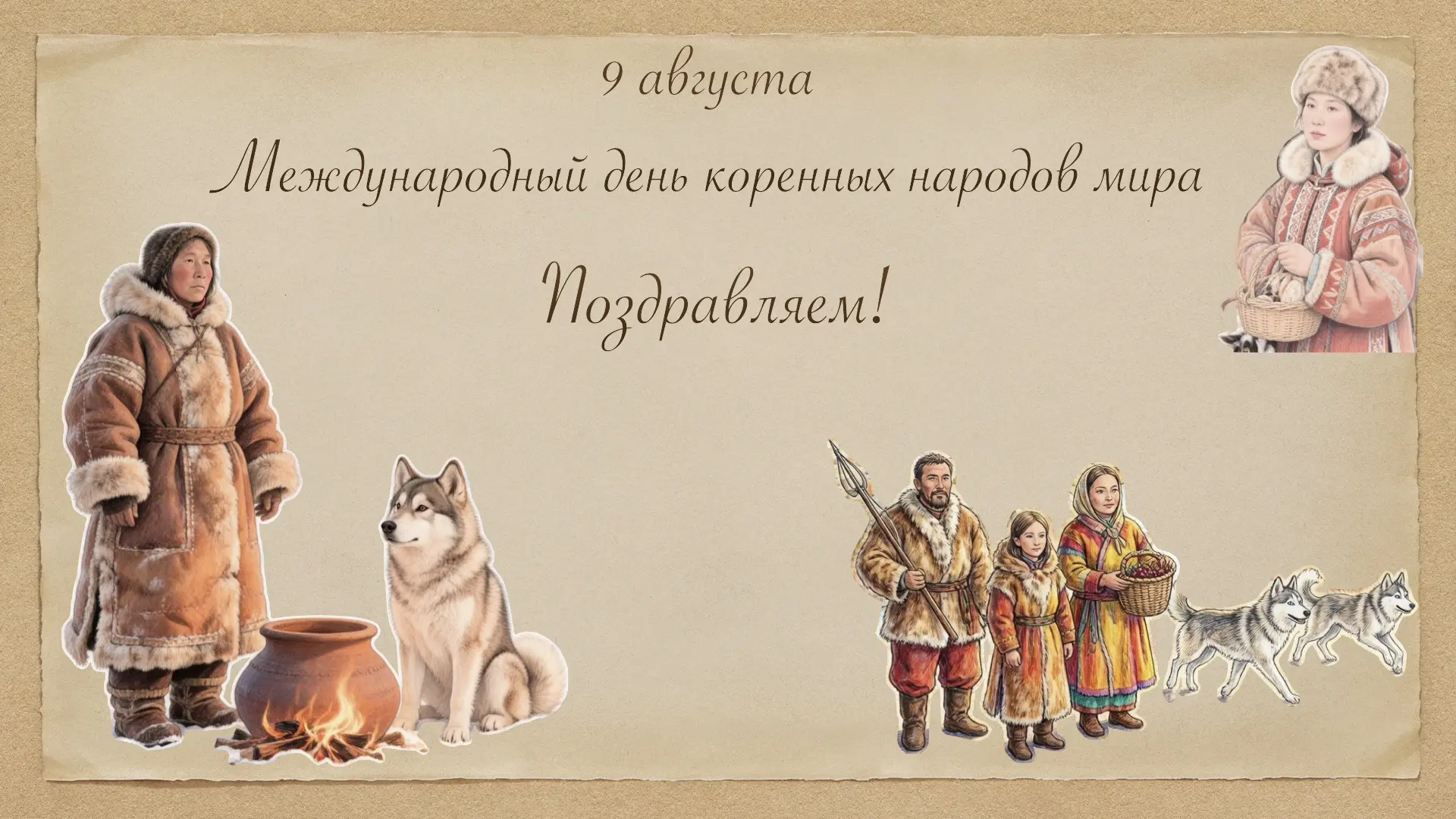 9 августа планета отмечает важный праздник – Международный день коренных народов мира! ...