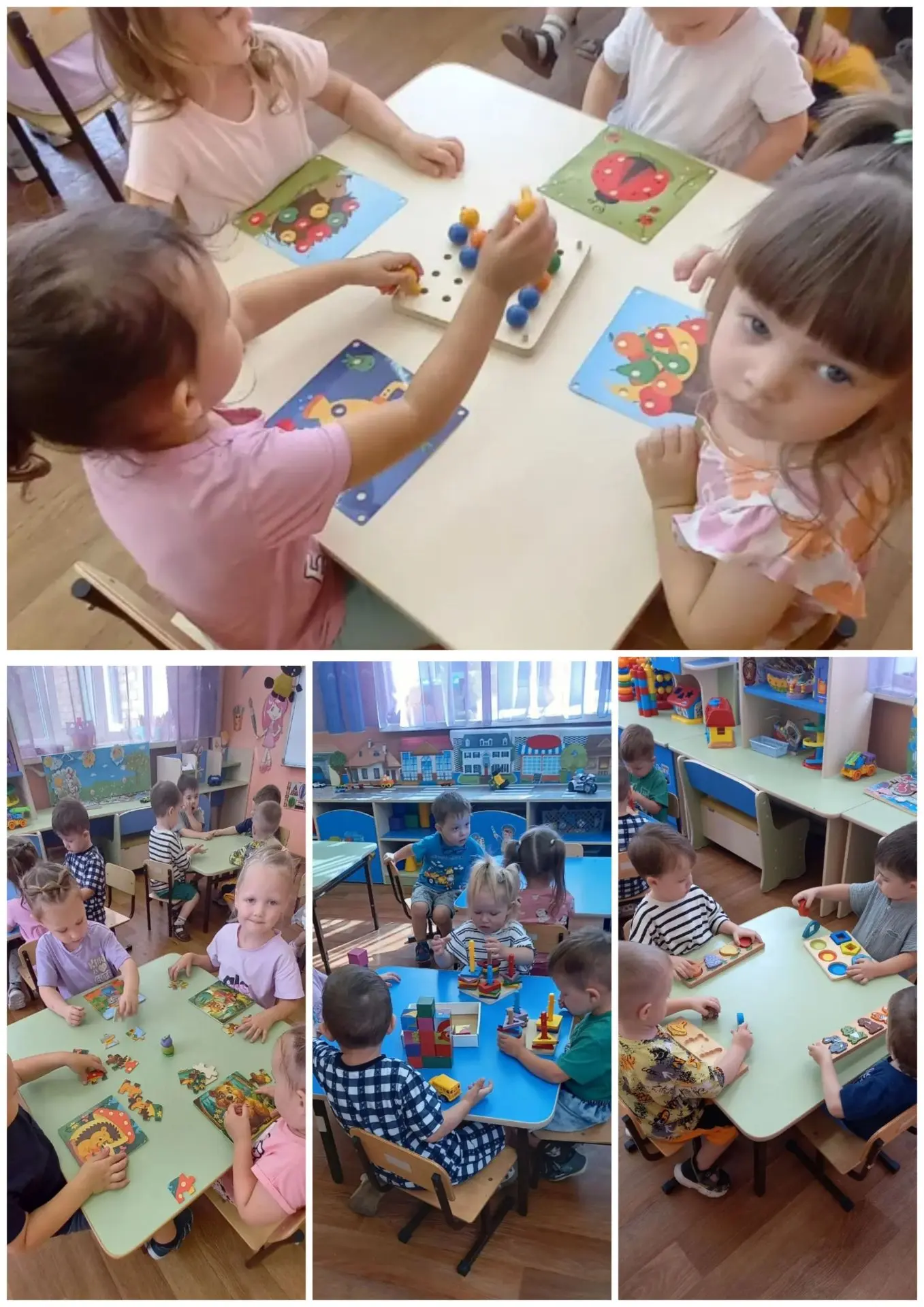 🧩 Маленькие ручки — большие открытия в ясельной группе №15!