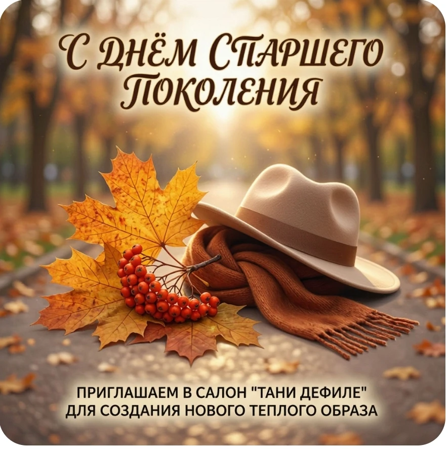 С Днём старшего поколения! 💐