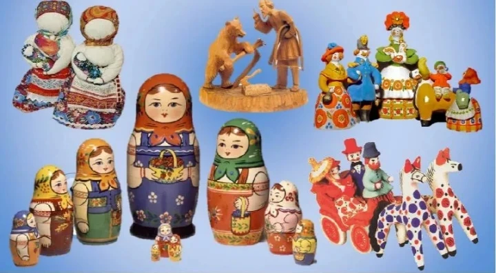 Сегодня в гр. "Ягодка" Прошел-День русской народной игрушки. 
Русская народная игрушка, это не прост