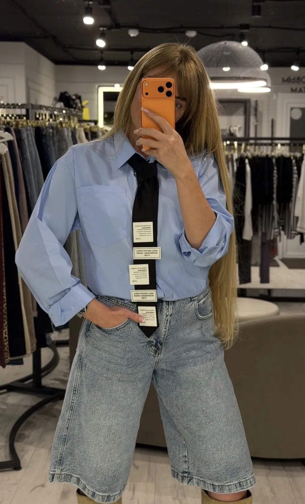 ⚫️рубашка с галстуком 5700 ₽ 
⚫️Бермуды 3900 ₽