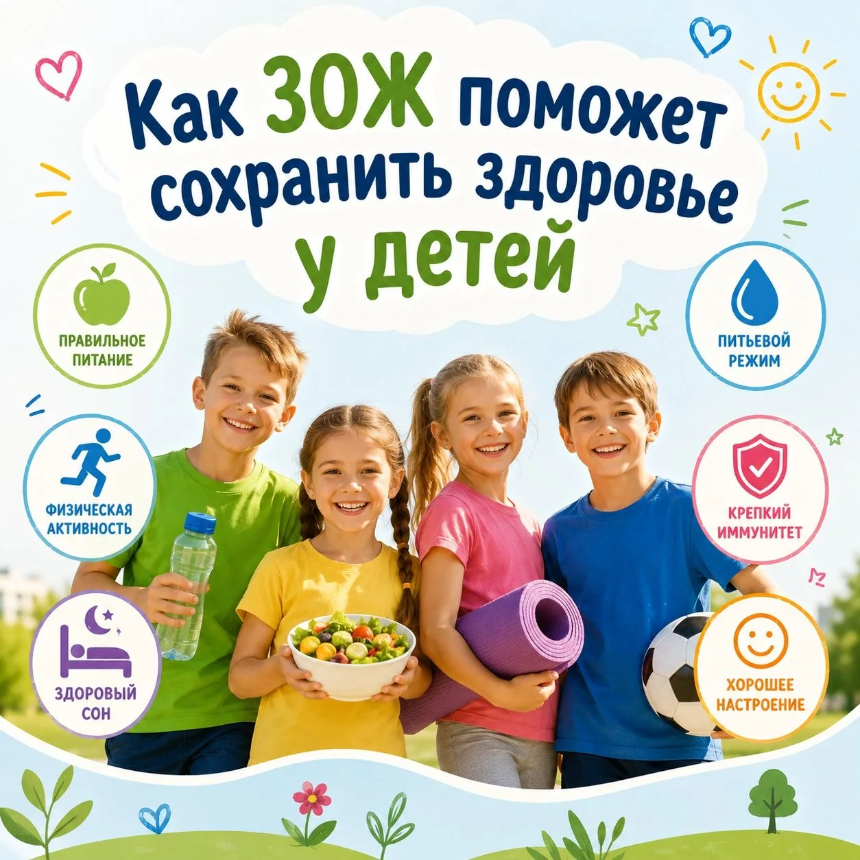 👶 Как ЗОЖ поможет сохранить здоровье у детей