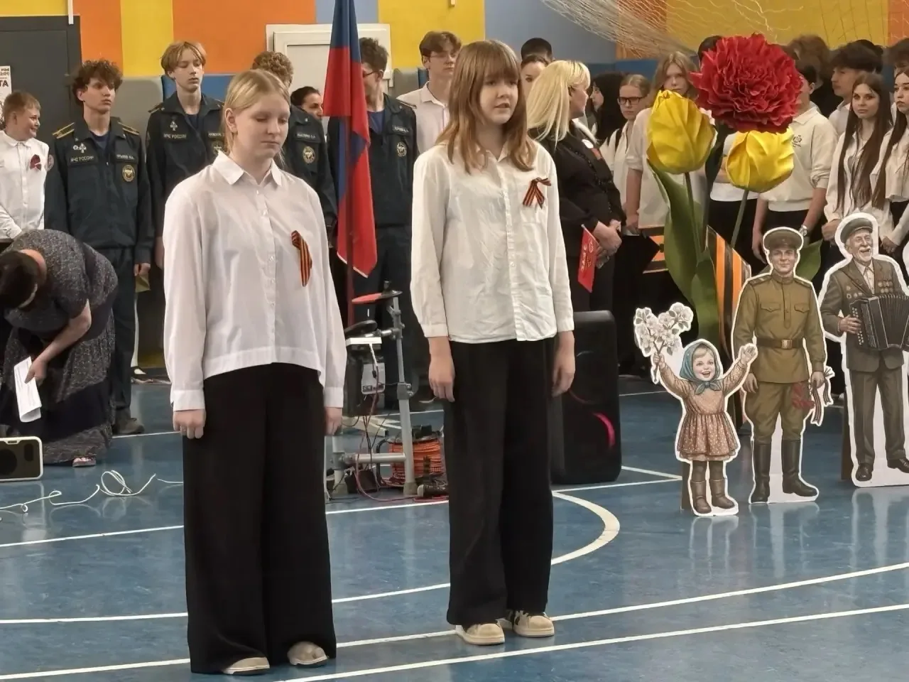 Спасибо за Великую Победу! 🎖️  Сегодня в нашей школе прошла торжественная линейка, посвященная важно