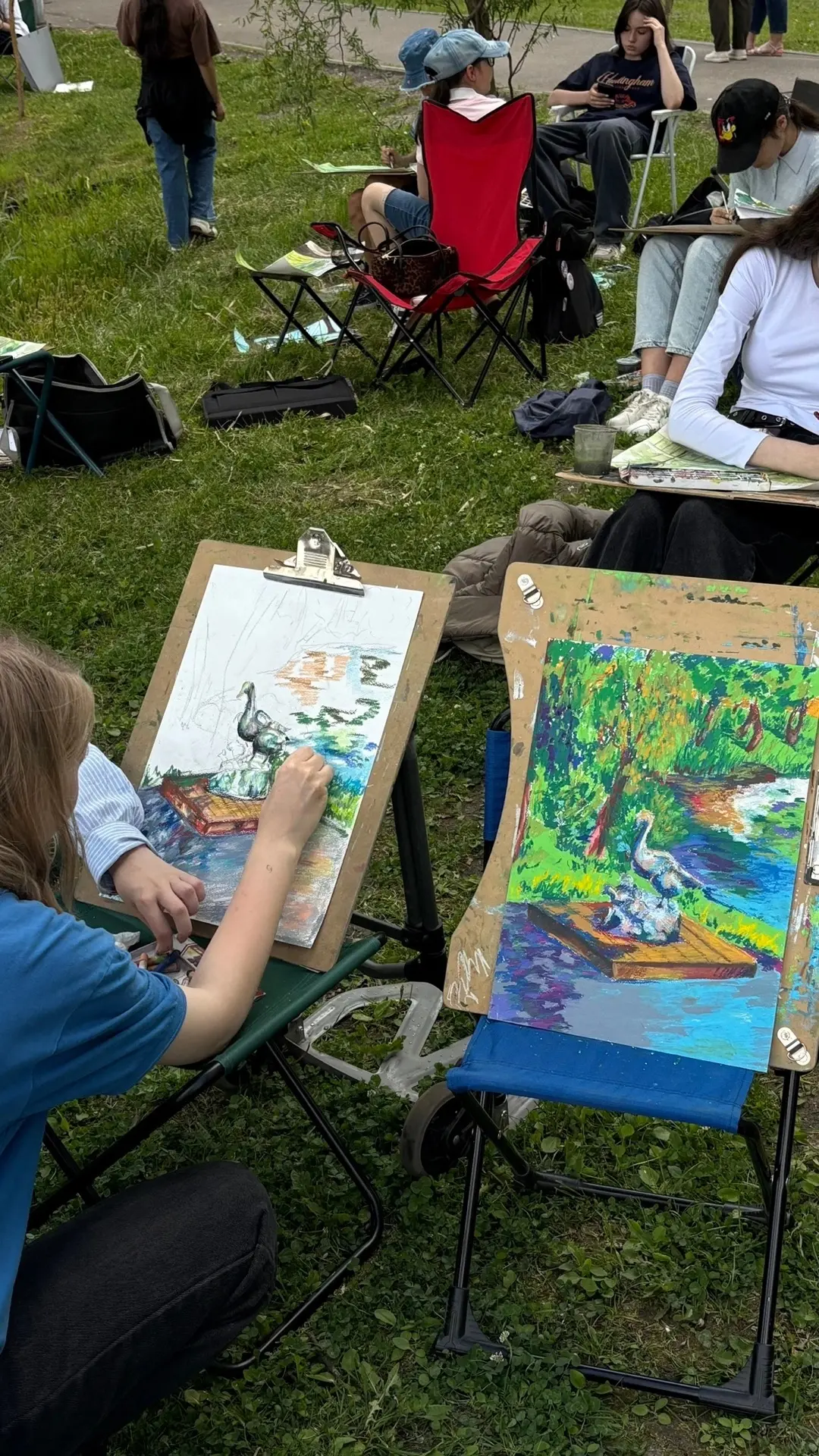 Пленэр, Фабричный пруд г.Реутов 🎨