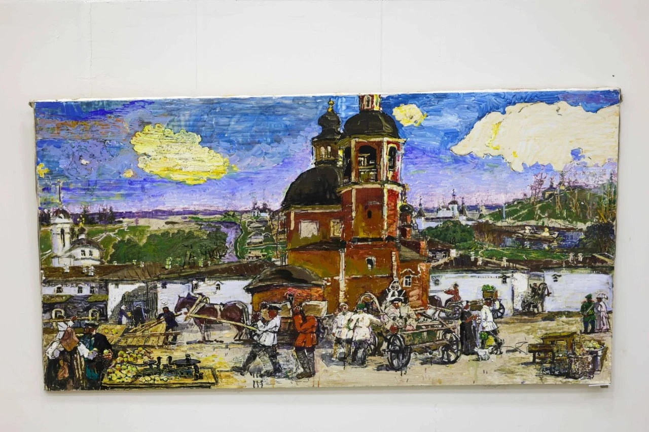 💙 В октябре в Подольском выставочном зале можно увидеть экспозицию картин подольских х...