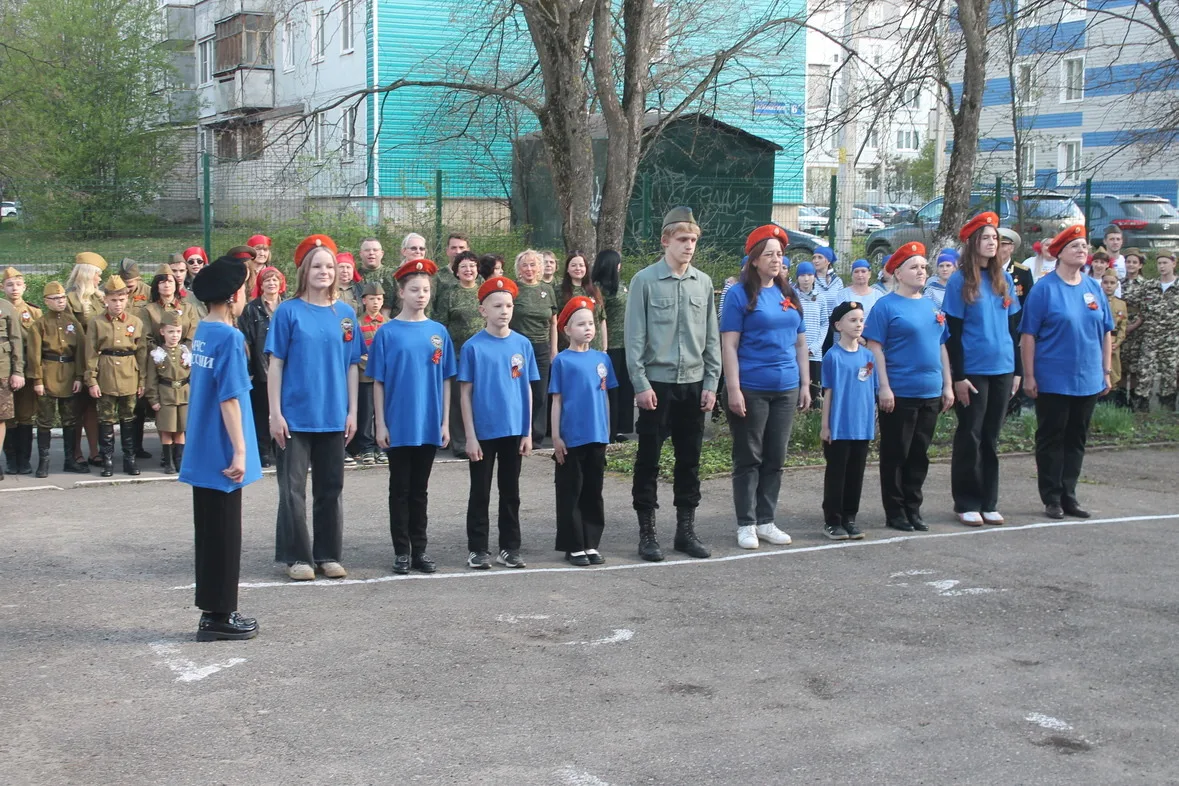 Смотр строя и песен «В сердце ты у каждого, Победа!» прошёл в «Вологодском центре помощи детям, №1» 