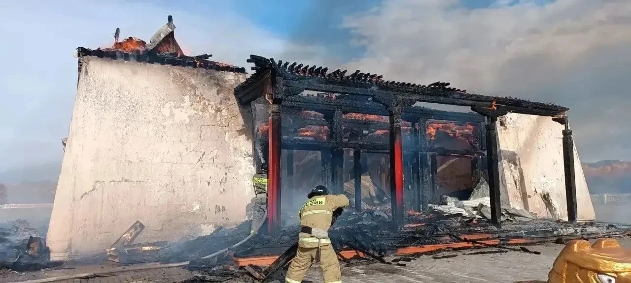 Устуу-Хурээ после ликвидации пожара 💔