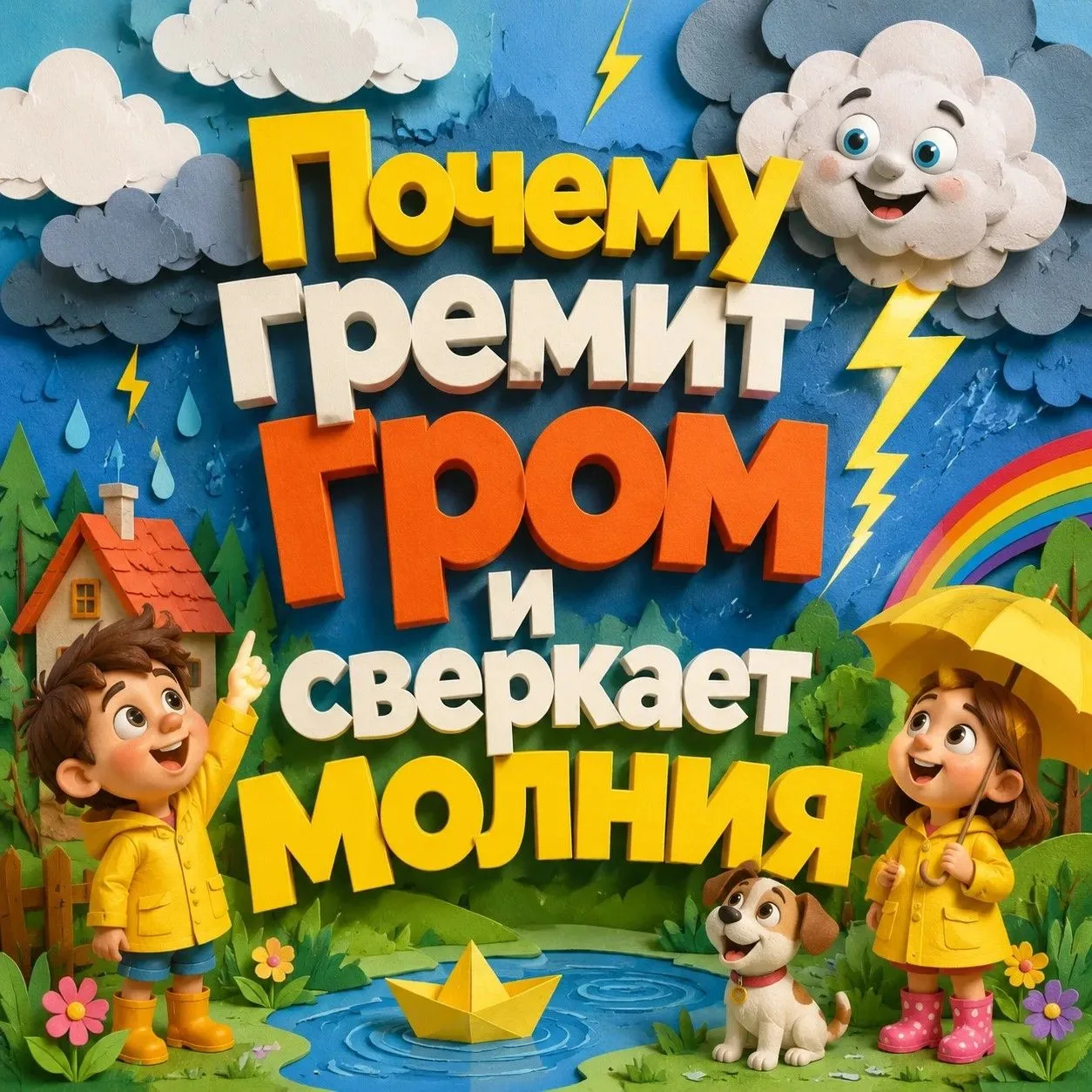 ⚡️Как рассказать ребёнку о грозе?