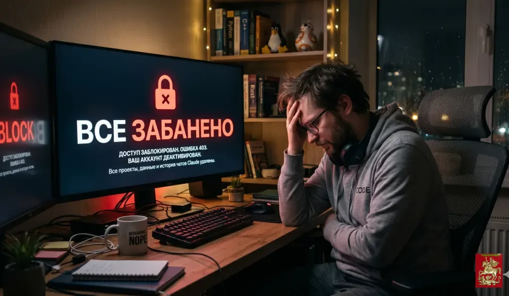 🛜Нейросеть Claude начала массово блокировать пользователей из России за использование ...