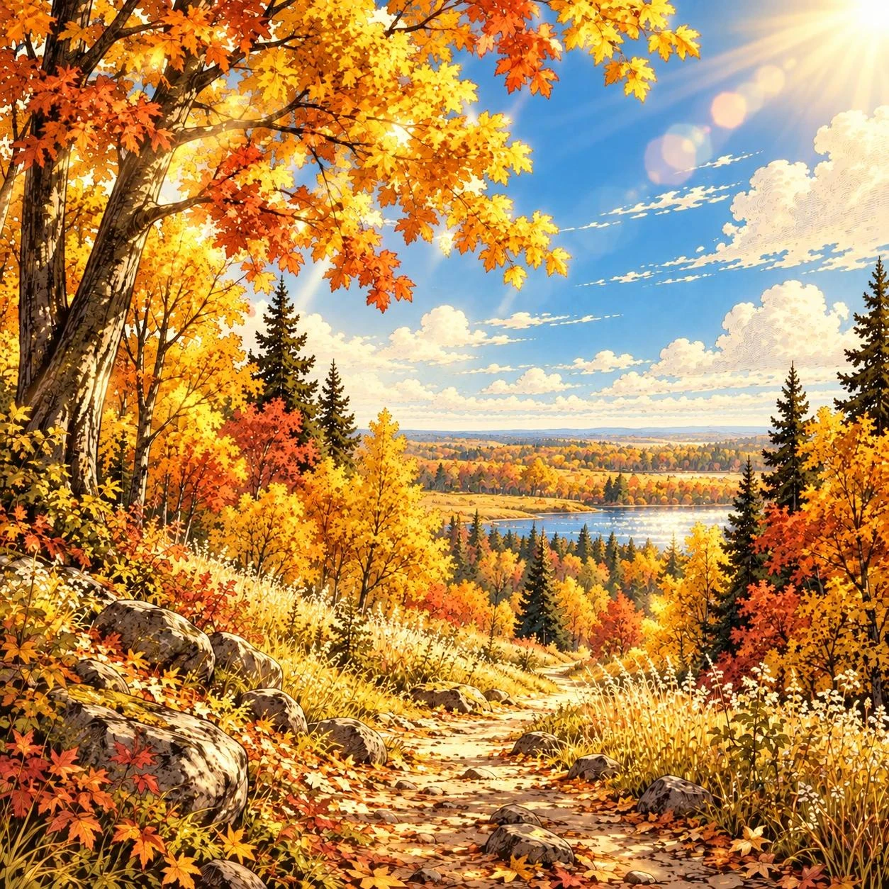 Середина недели в Калужской области будет по-осеннему приятной 🍂☀️