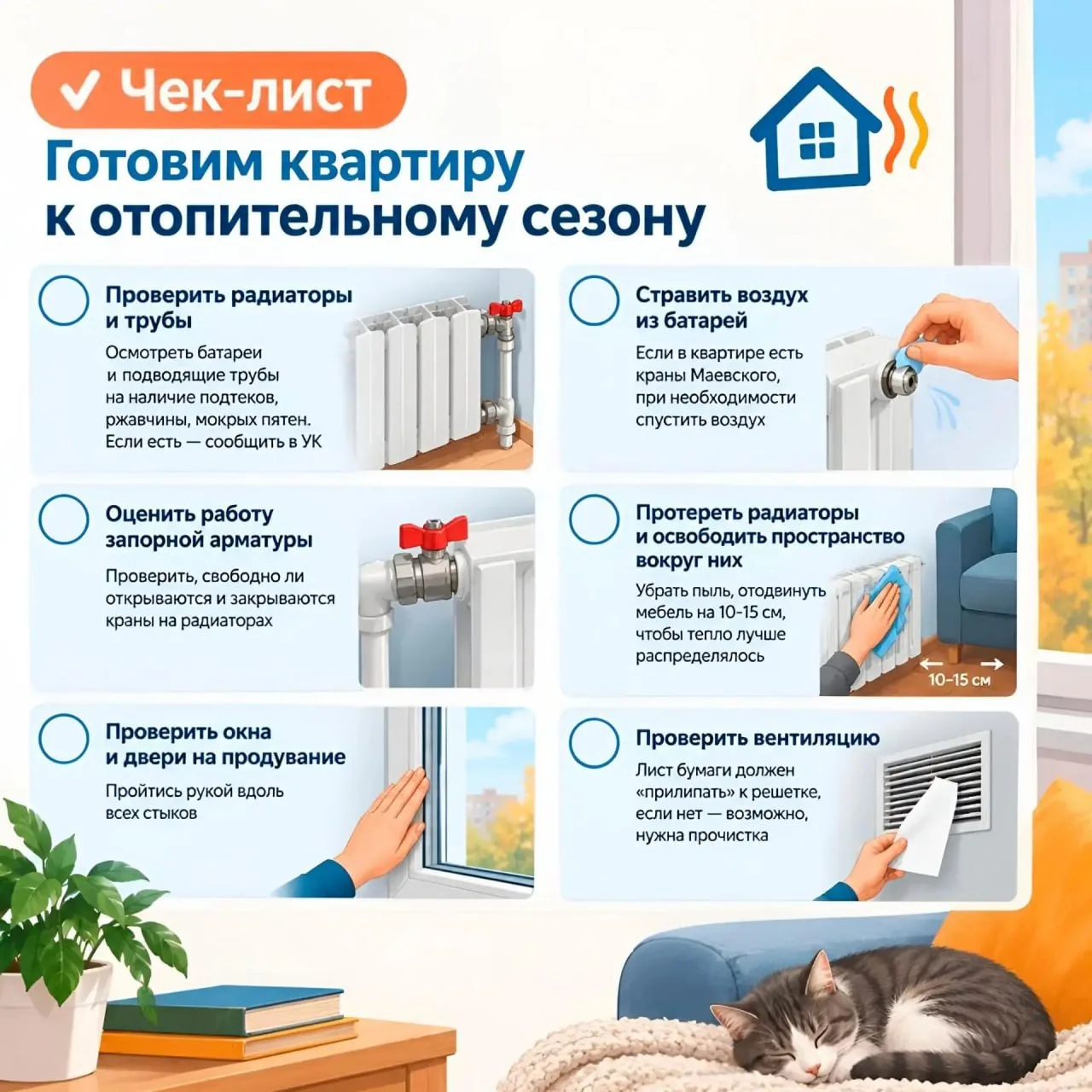 🌡 Готовьтесь к холодам заранее