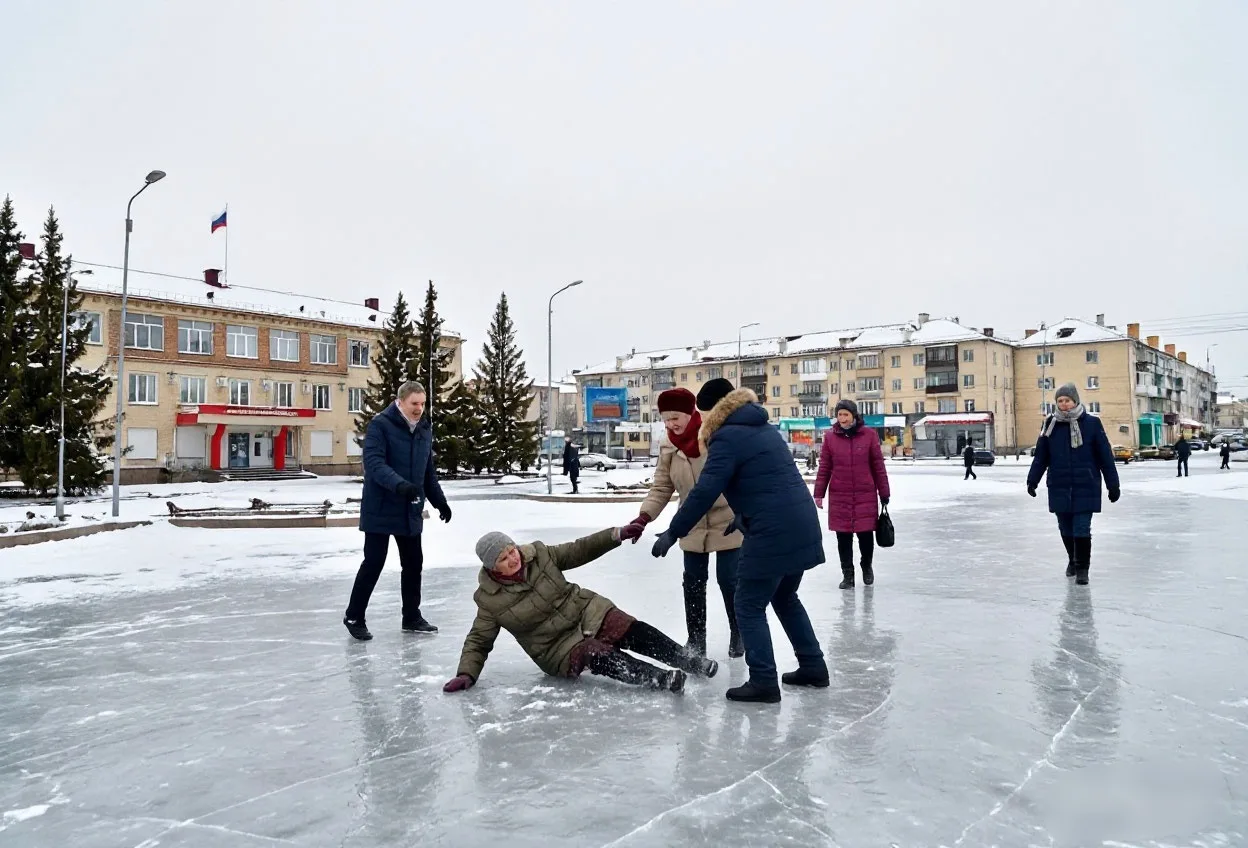 ⚡💥«Скользкая правда: пенсионерка сломала кости из‑за неубранного льда — коммунальщики ...