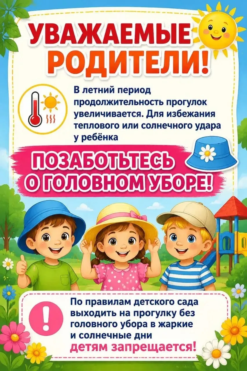 ☀️ Внимание, родители! ☀️