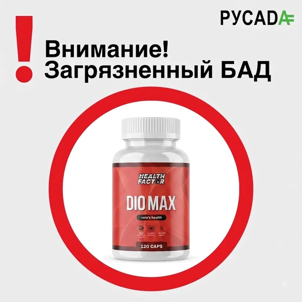 ⚠️ Внимание: загрязненный БАД! ⚠️