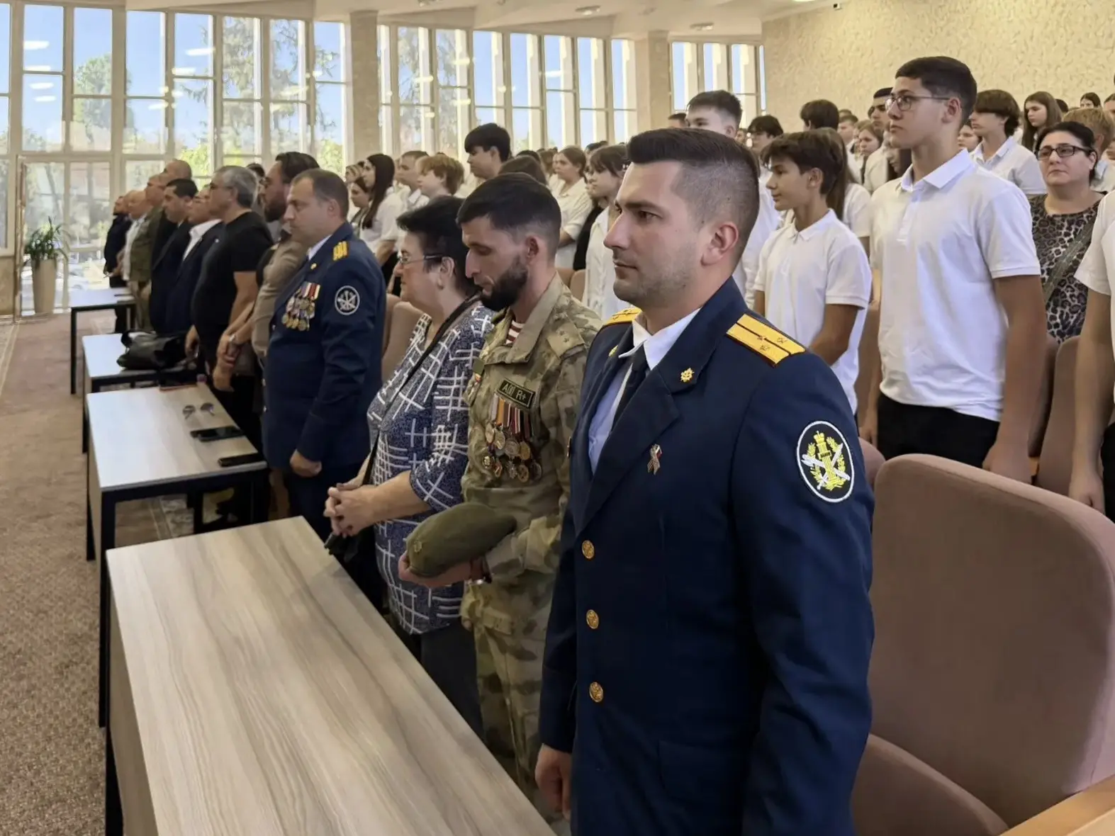 ❗️Сотрудники ИК‑3 Ставропольского края приняли участие в «Молодежном часе памяти» в Гео...