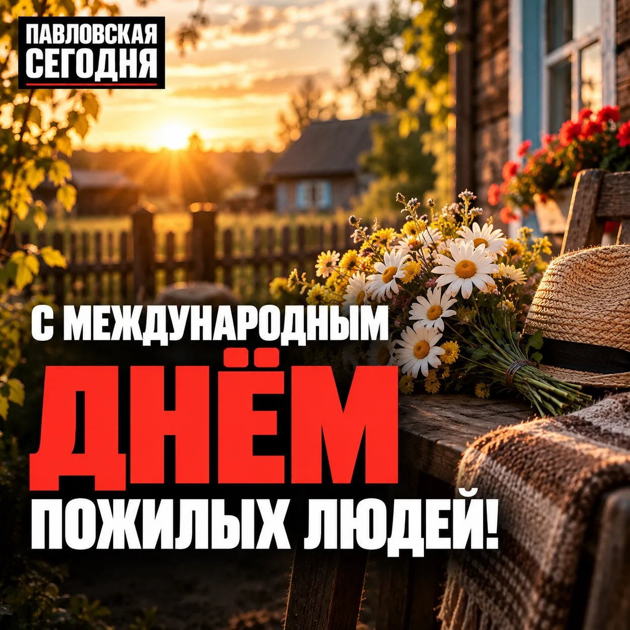 🎉 Сегодня — Международный день пожилых людей