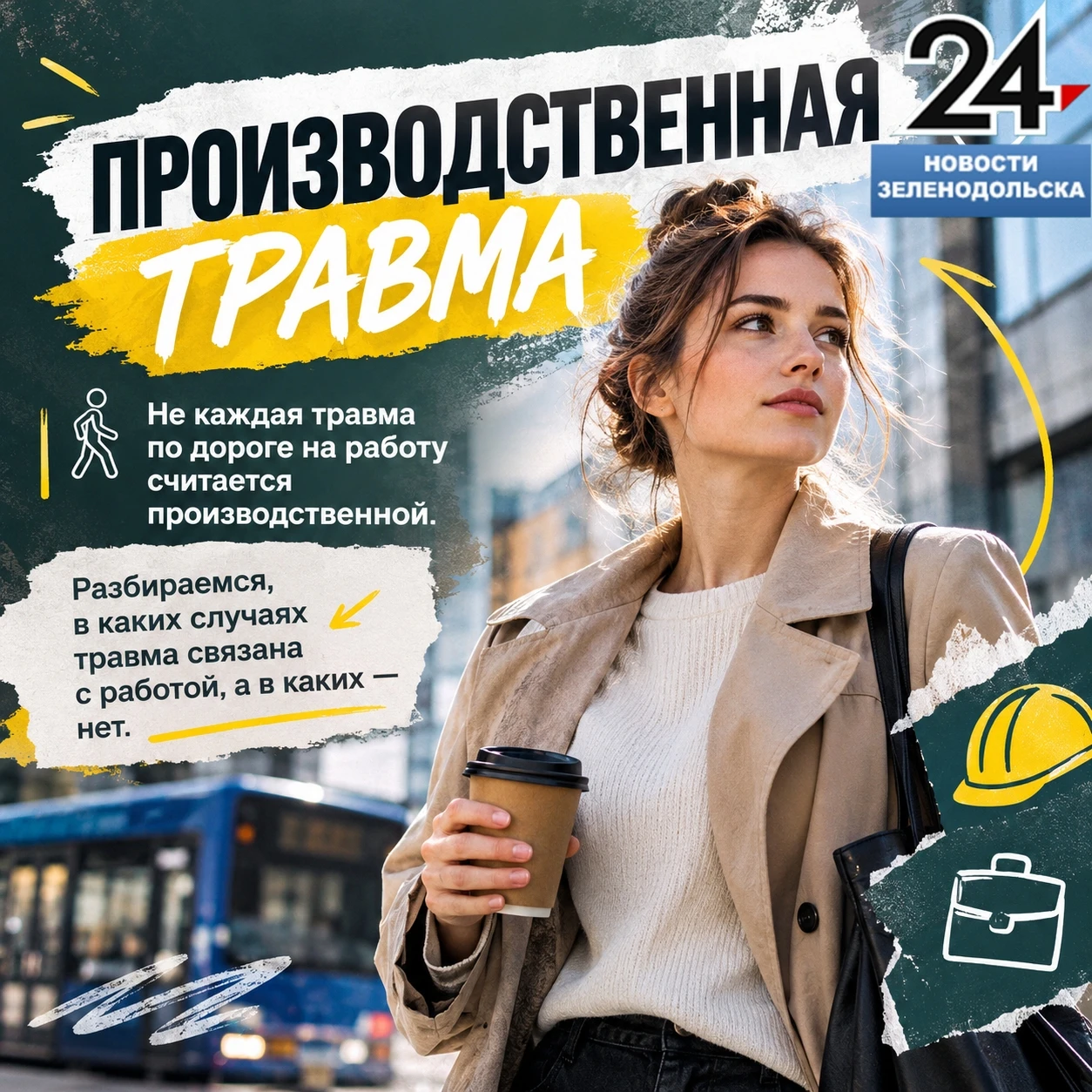 ⚠️ Травма по дороге на работу: когда она считается производственной?