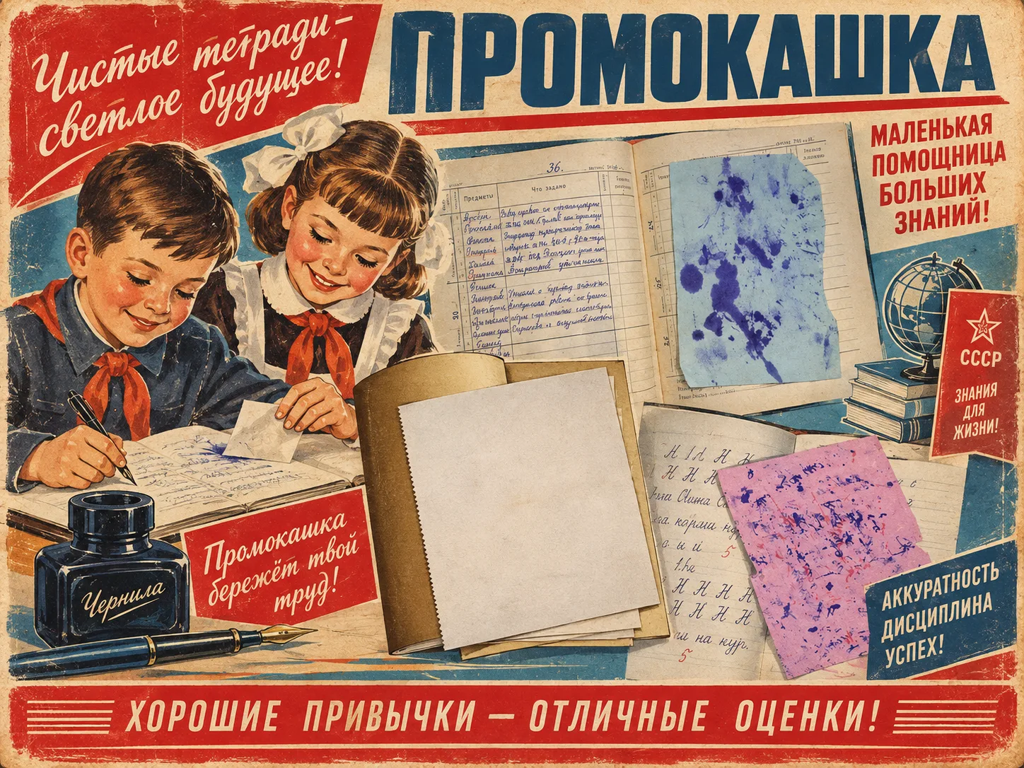Школьная промокашка