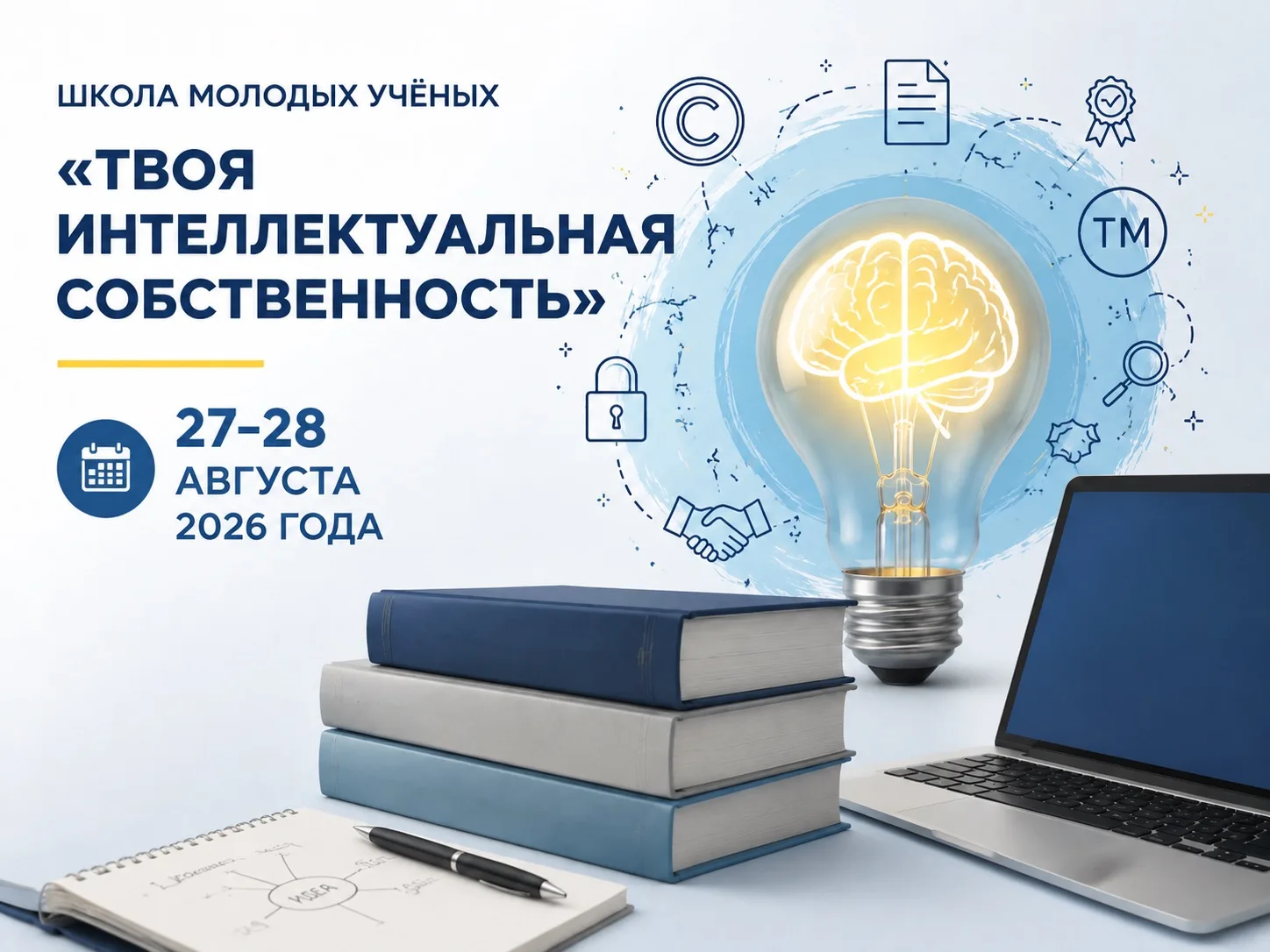 27–28 августа 2026 года состоится IV Школа молодых учёных «Твоя интеллектуальная собств...