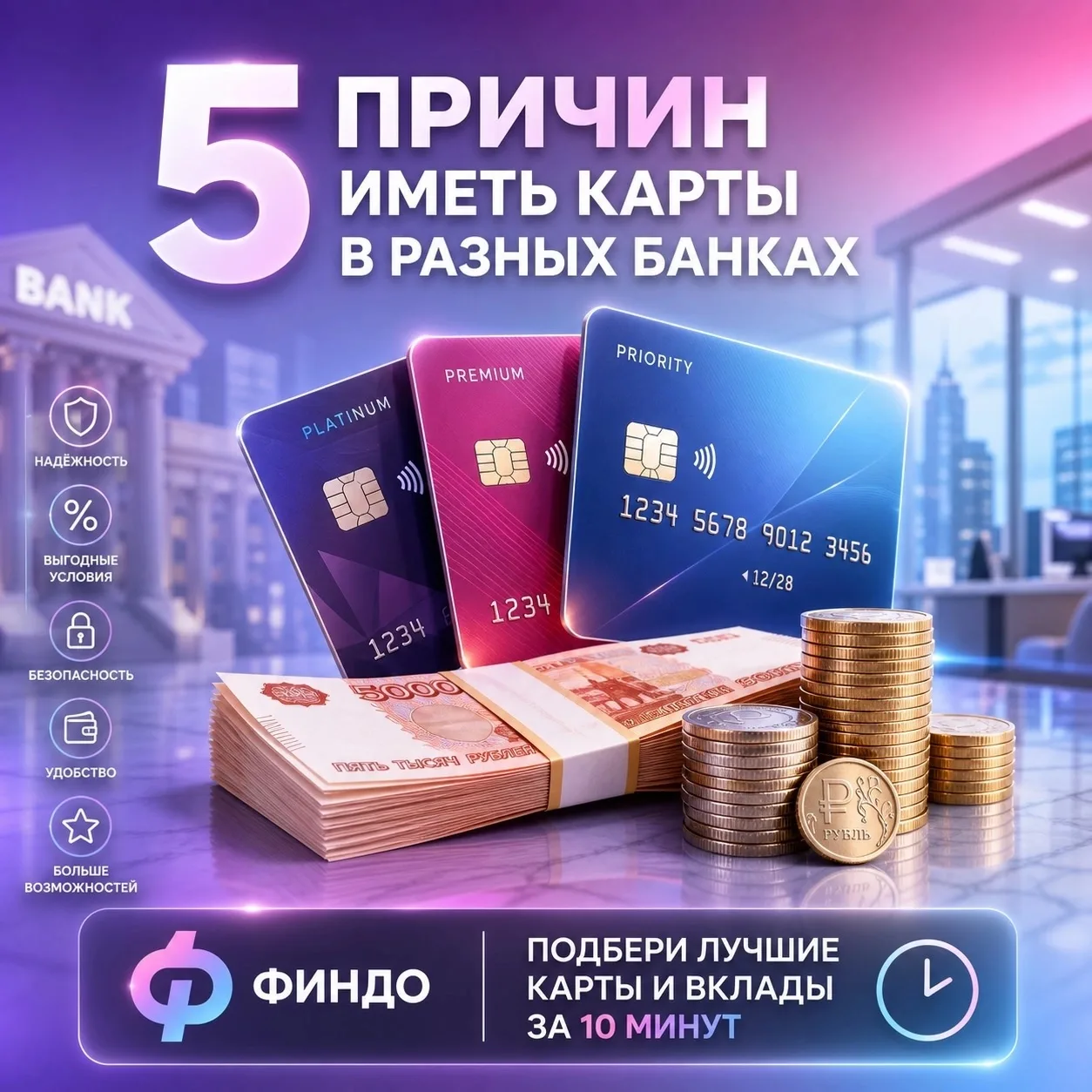 Когда в семье есть несколько карт разных банков, вы перестаёте терять деньги. Потому чт...