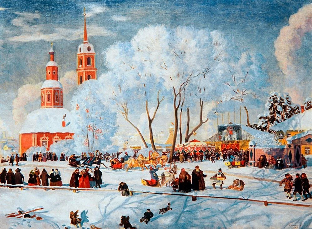 Только что в Третьяковке прошла большая выставка Бориса Кустодиева.