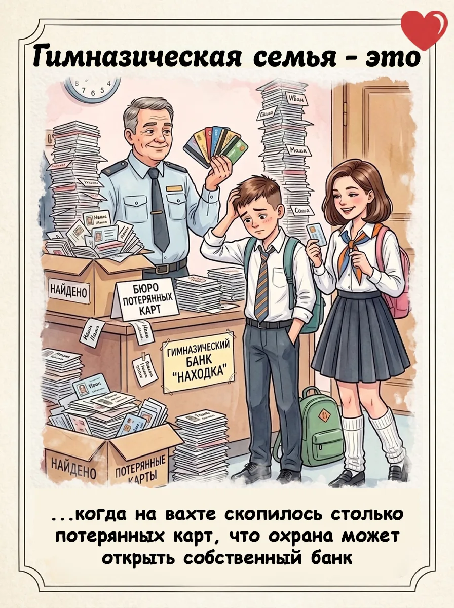 С ДНЕМ СЕМЬИ, ЛЮБВИ И ВЕРНОСТИ, НАША БОЛЬШАЯ ГИМНАЗИЧЕСКАЯ СЕМЬЯ! 🧡💚💜

Говорят, гимназисты — это 