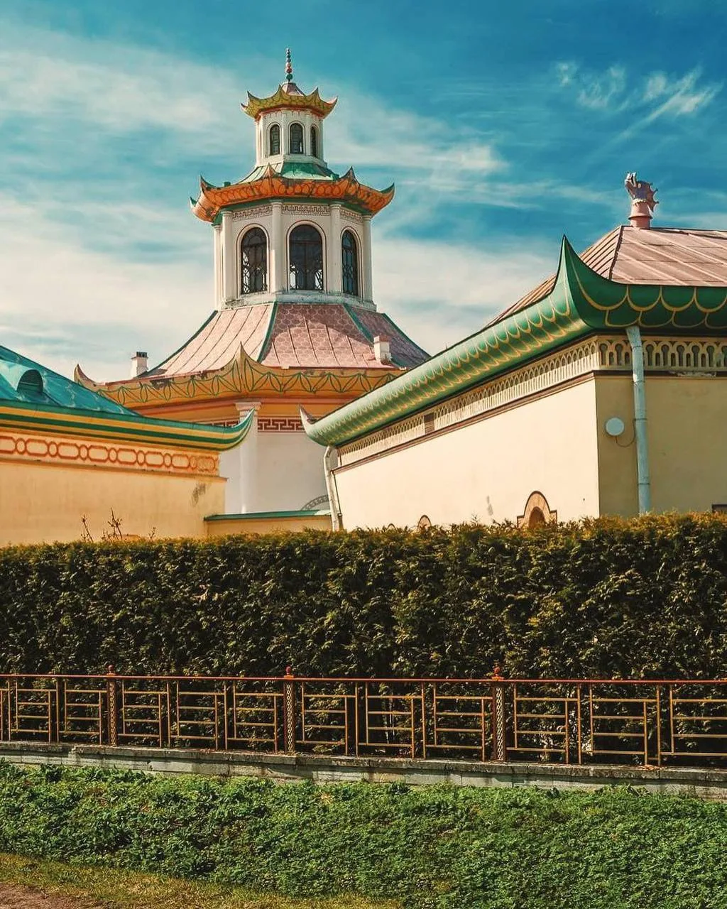 Китайский уголок в Царском Селе 🎎  Екатерина II вдохновилась китайской гравюрой из своей коллекции и