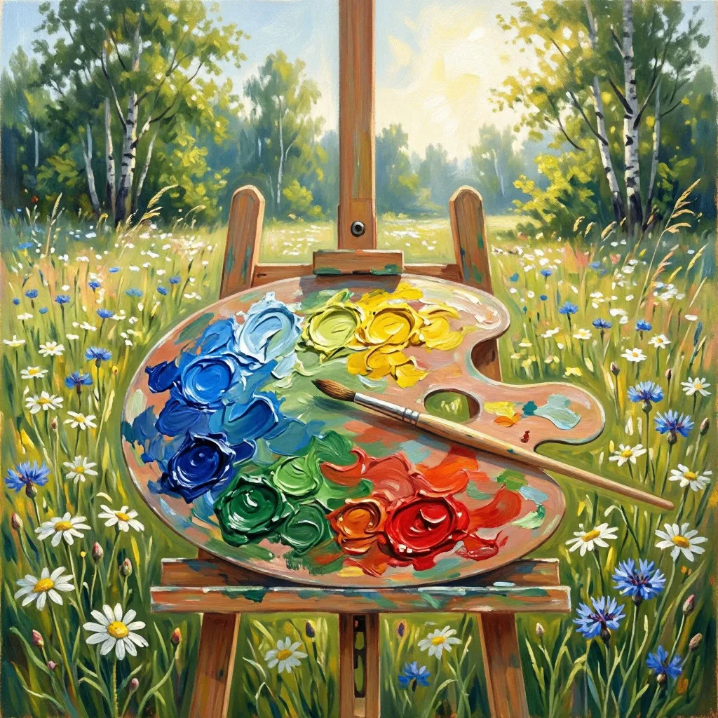 🎨 Пленэр «Краски лета» — наша добрая традиция!
☀ В погожий день двор превращается в творческую маст