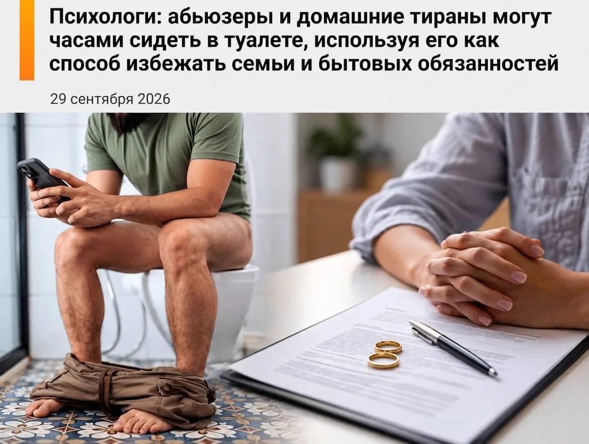 🧐 Психологи утверждают: мужская привычка подолгу засиживаться в туалете может быть не ...