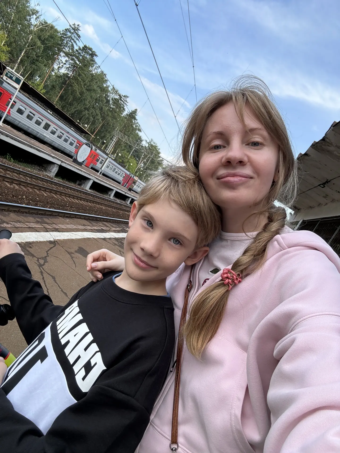 Сегодня с Ваней устроили себе мини-путешествие 🚲😍