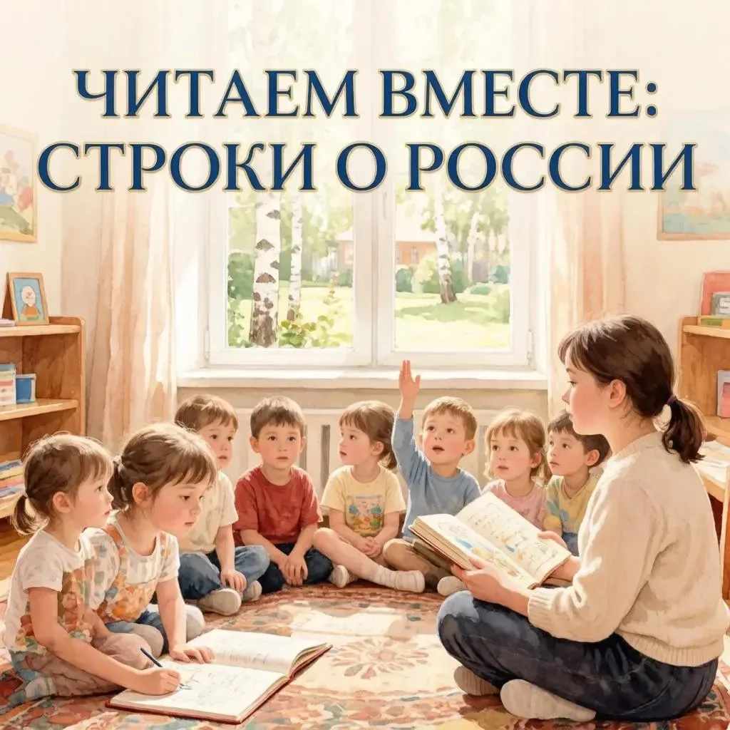 🇷🇺 Читаем вместе: строки о России! 📚

В честь Дня России (12 июня) в нашем детском саду прошла за