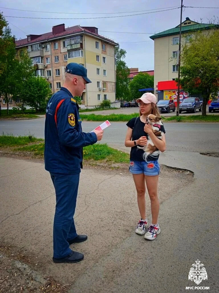 В Приморье жителям напомнили о соблюдении правил пожарной безопасности  Огнеборцы МЧС России еженеде
