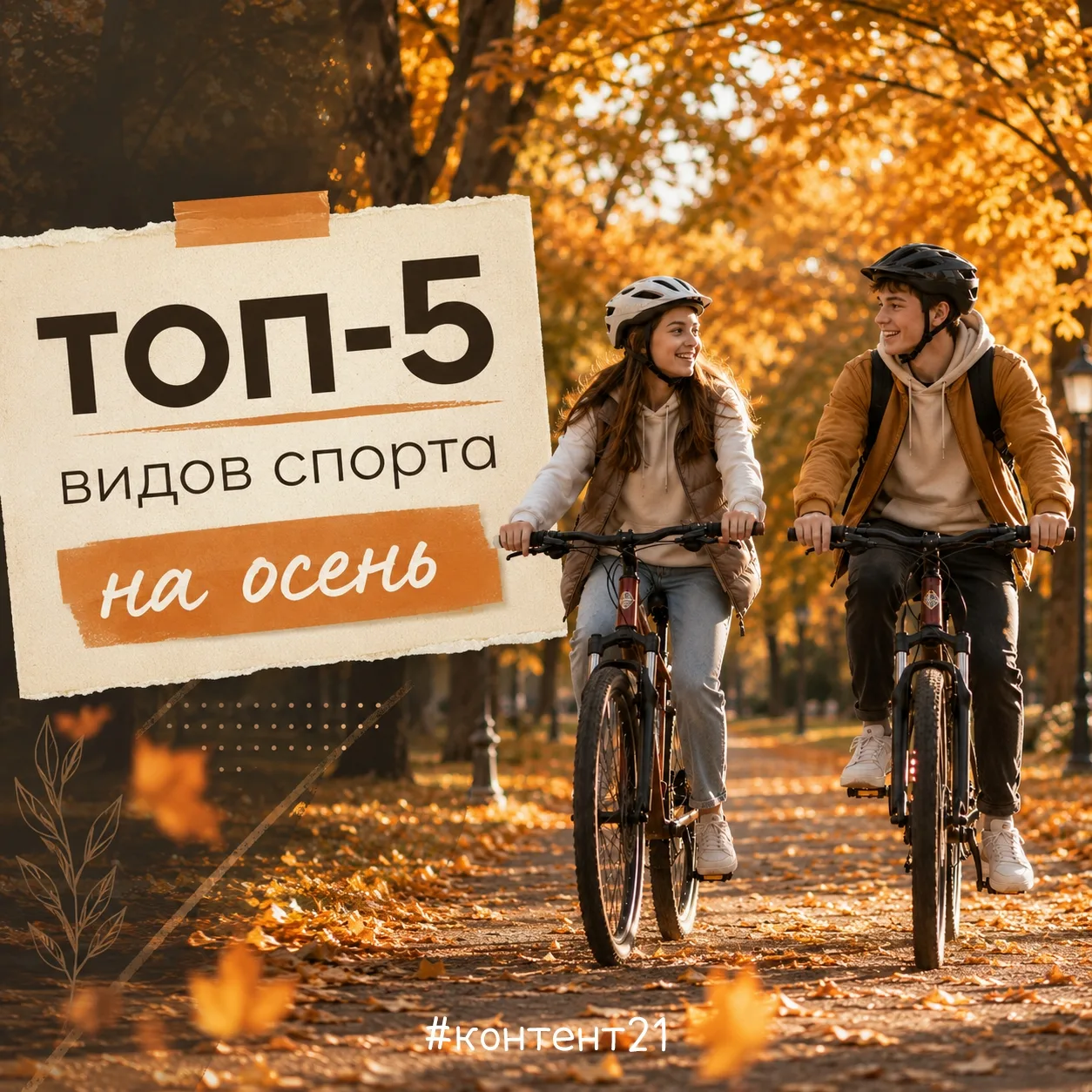 🍂 Осень — идеальное время, чтобы добавить в жизнь движение: свежий воздух, приятная те...