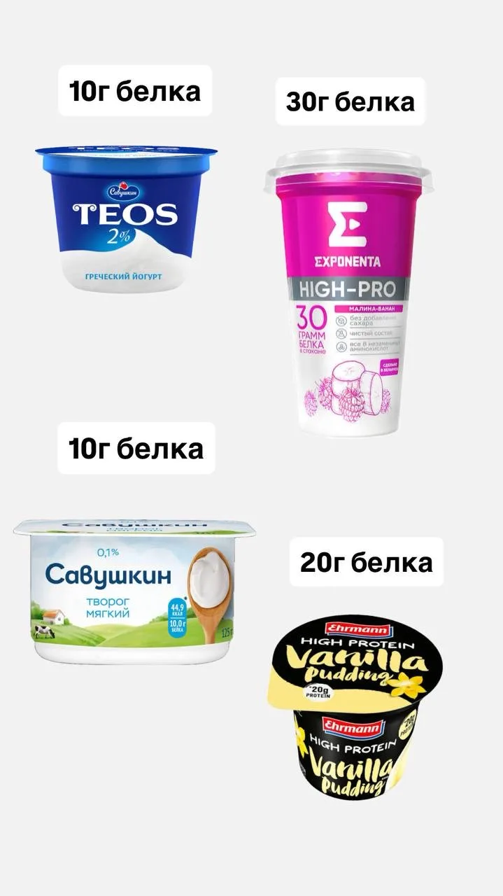 Сохрани этот пост, чтобы научиться набирать достаточное количество белка: