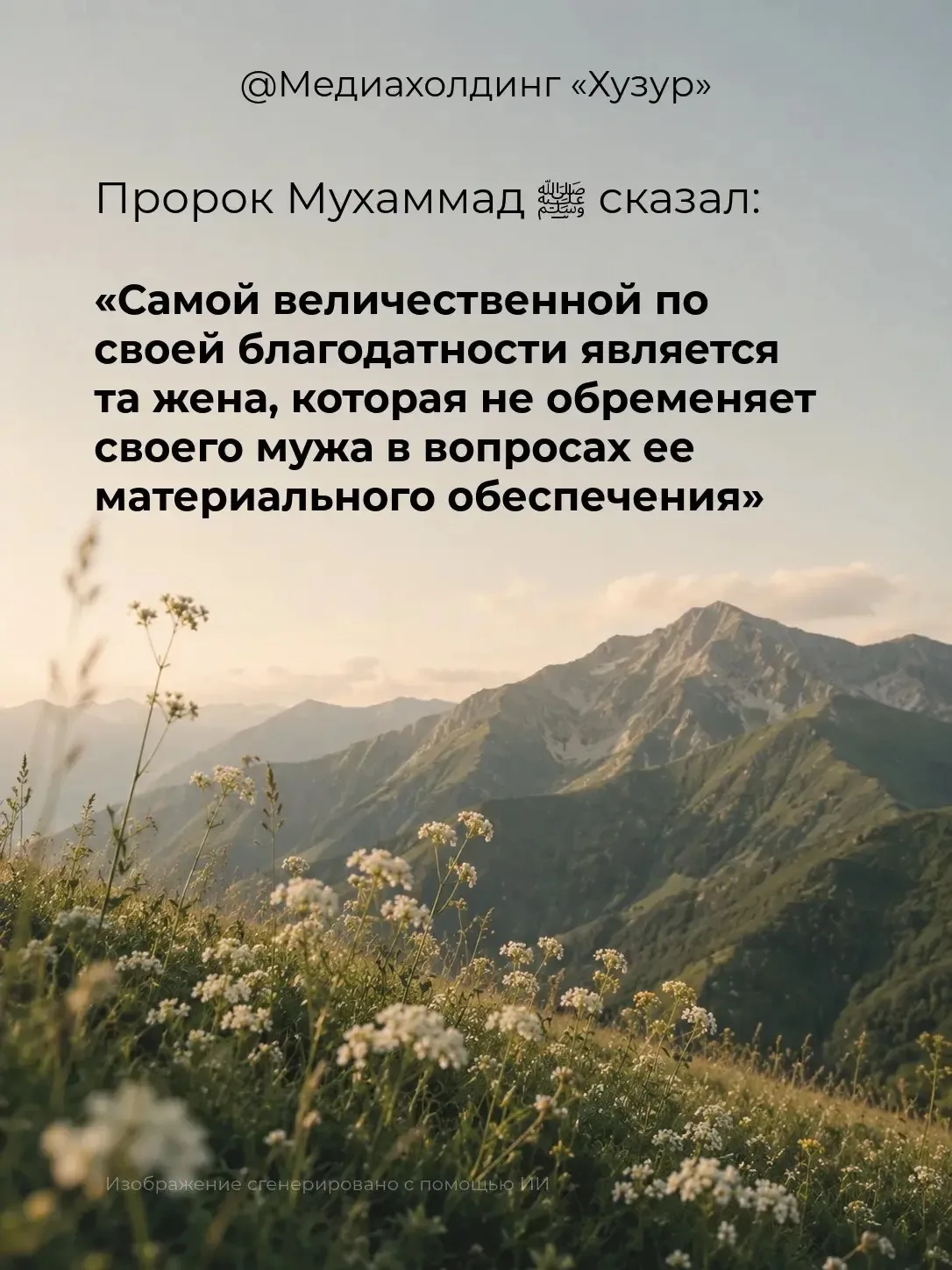 Семейное счастье строится не только на материальном
