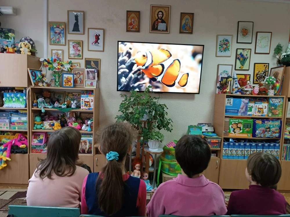 Во 2 группе прошло экологическое занятие посвященное водным животным, для привлечения в...