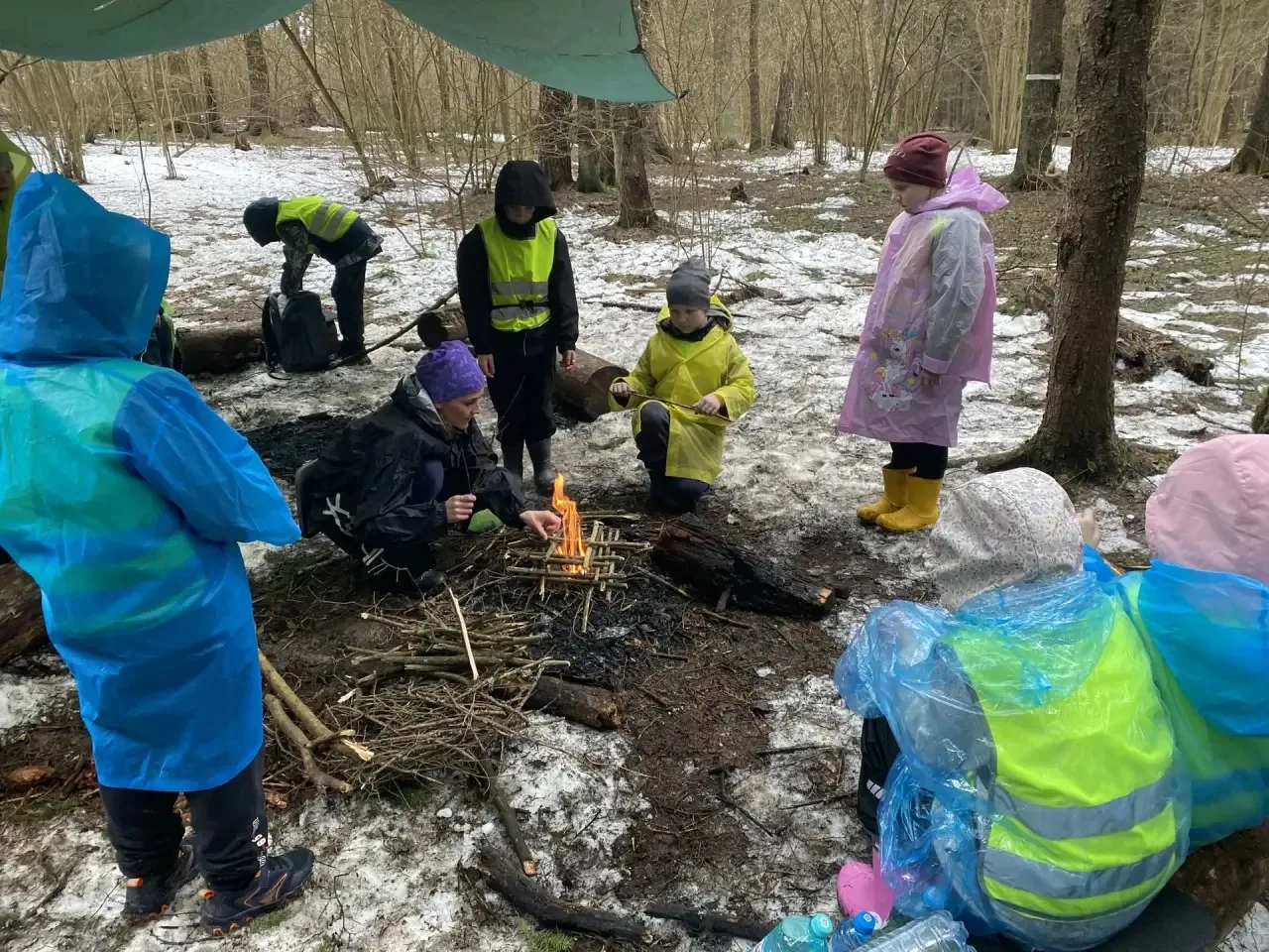 День четвёртый. Отправляемся в настоящий поход! 🏕️  Четвёртый день в пришкольном лагере «Лаборатория