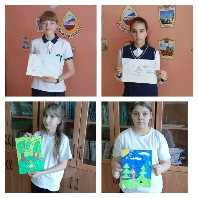 🎨 Сказочные персонажи глазами детей: Эколята в творчестве юных художников! 🎨