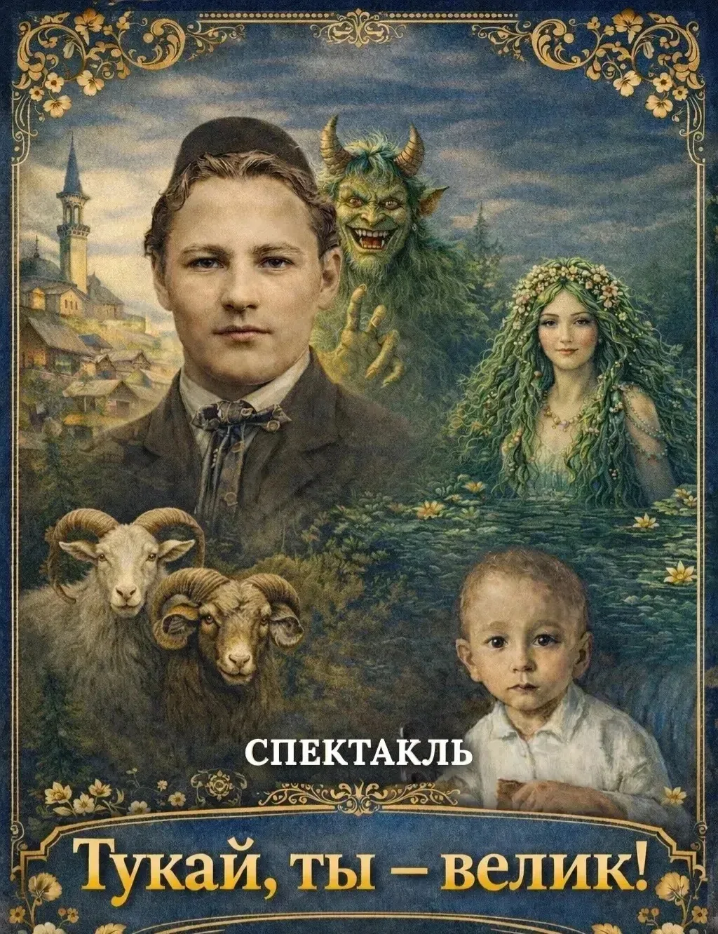 Сегодня в нашем лицее ТЕАТР "МЕЧТА"  с постановкой  «ТУКАЙ, Ты - ВЕЛИК!». 👍 

Спектакль рассказывае