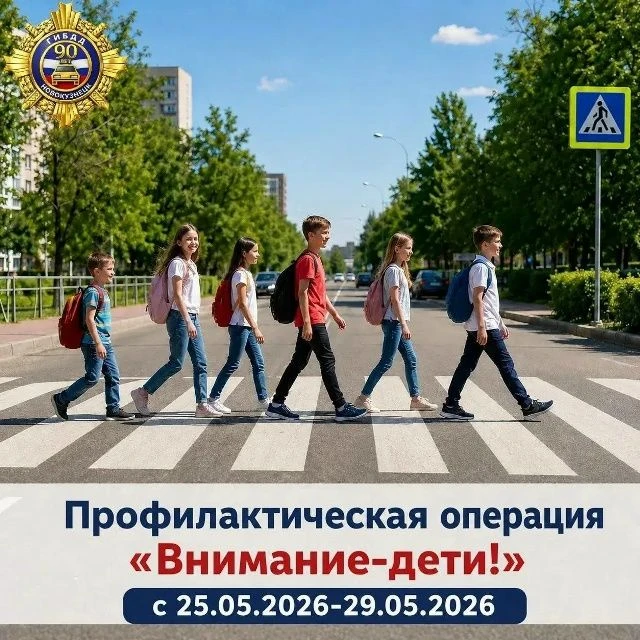 С 25 мая в Новокузнецке началась профилактическая операция «Внимание – дети!», направленная на обесп