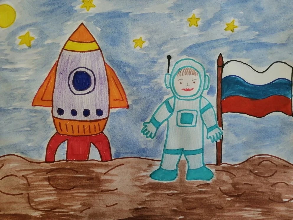 ✨Космические поделки: творим и мечтаем о звёздах!  🌌Ученики 4 класса В (классный руководитель Макаро