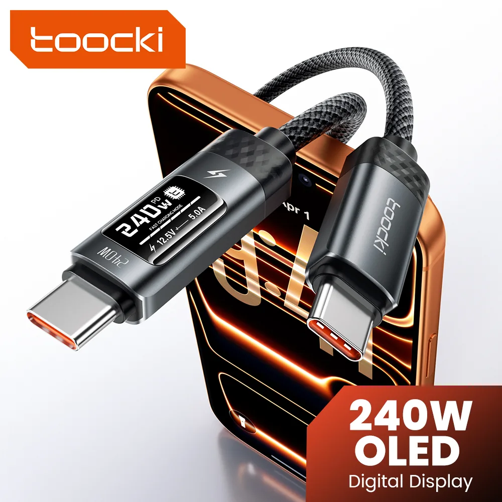 OLED-кабель с цифровым дисплеем Toocki X111 240 Вт.