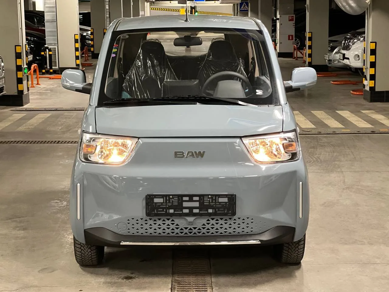 Подъехал автомобиль на который будут обращать внимание!   Мини электрокар Baw Yuanbao 🩵  Новый автом