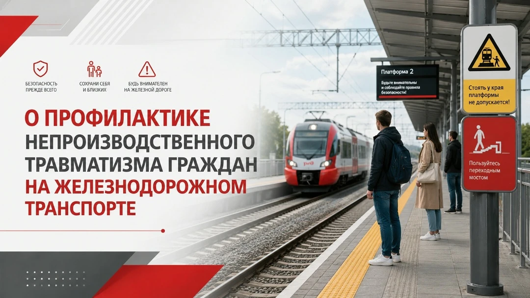🚆 Безопасность на железной дороге зависит от каждого из нас